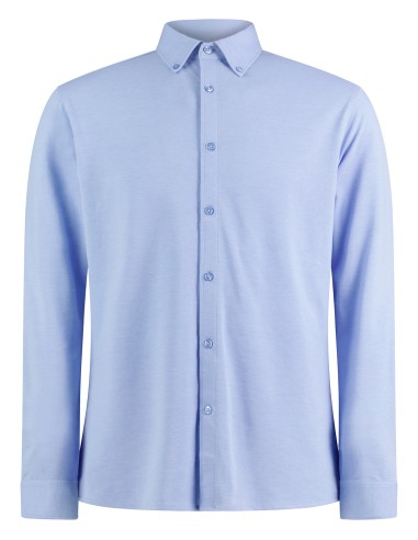 KUS-KK143-Tailored Fit Superwash® 60º Pique Shirt Long Sleeve
