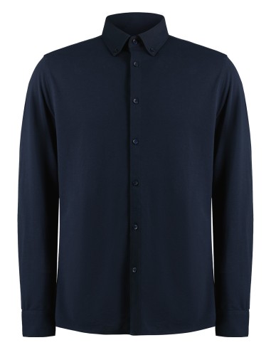 KUS-KK143-Tailored Fit Superwash® 60º Pique Shirt Long Sleeve