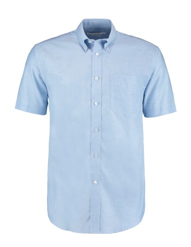 KUS-KK350-Mens Classic Fit Workwear Oxford Shirt Short Sleeve