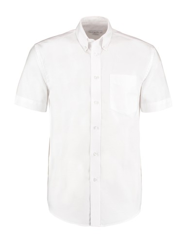 KUS-KK350-Mens Classic Fit Workwear Oxford Shirt Short Sleeve