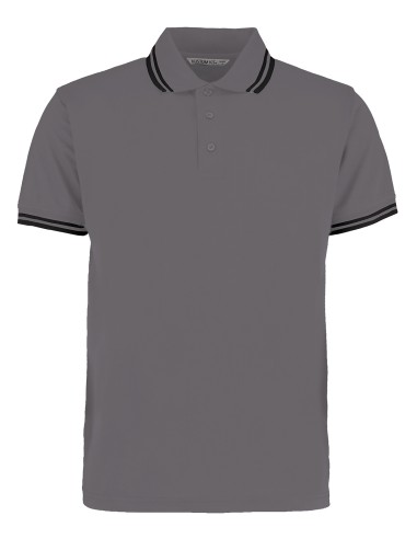 KUS-KK409-Classic Fit Superwash® 60º Tipped Collar Polo