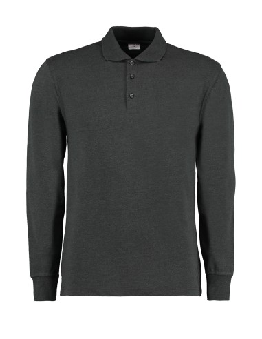 KUS-KK430-Mens Classic Fit Long Sleeve Polo Shirt