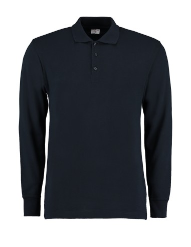 KUS-KK430-Mens Classic Fit Long Sleeve Polo Shirt