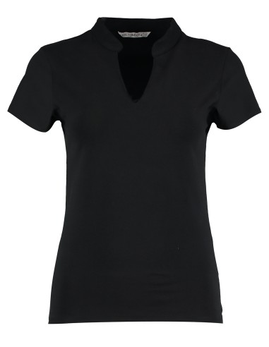 KUS-KK770-Women`s Regular Fit Mandarin Collar Top
