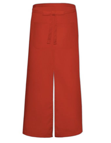 LIN-FS100100SPZ-Bistro Apron With Split And Front Pocket