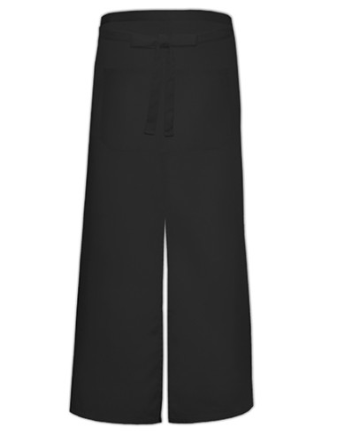 LIN-FS100100SPZ-Bistro Apron With Split And Front Pocket