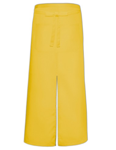 LIN-FS100100SPZ-Bistro Apron With Split And Front Pocket