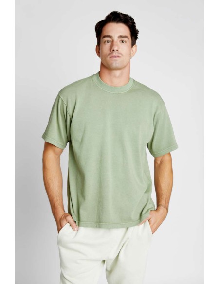 LAN-LS16004GD-URBAN HEAVY TEE GARMENT DYED