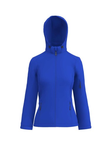 LEE-LE821-WOMEN’S 3-LAYER DETACHABLE HOODED SOFTSHELL JACKET