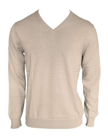 LEE-LE950-MEN’S V-NECK FINE GAUGE COTTON PULLOVER