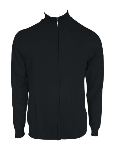 LEE-LE970-MEN’S FULL ZIP CARDIGAN FINE GAUGE COTTON