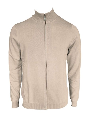 LEE-LE970-MEN’S FULL ZIP CARDIGAN FINE GAUGE COTTON