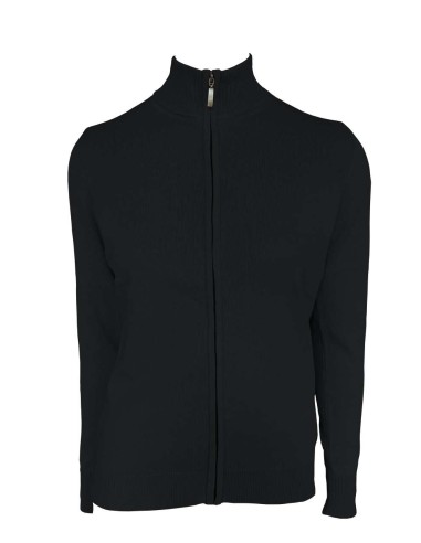 LEE-LE971-WOMEN’S FULL ZIP CARDIGAN FINE GAUGE COTTON