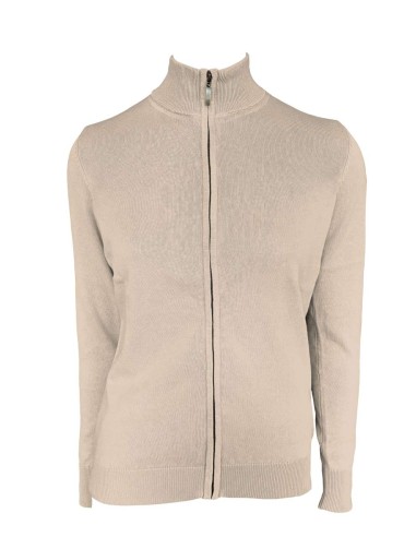 LEE-LE971-WOMEN’S FULL ZIP CARDIGAN FINE GAUGE COTTON
