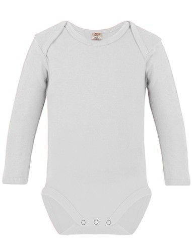 LIN-ROM550-Long Sleeve Baby Bodysuit Polyester