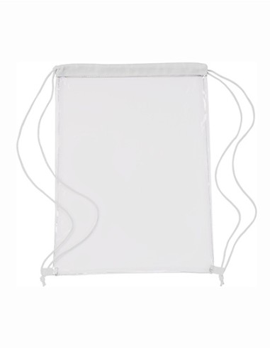 LME-0927-Transparent PVC Drawstring Backpack