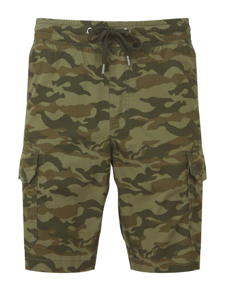 W-WB906-Short cargo homme camouflage