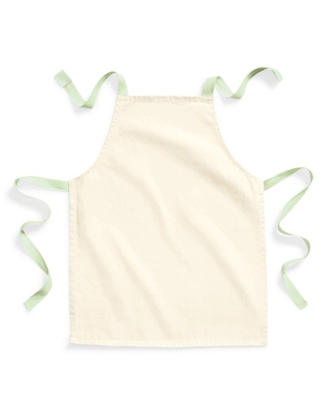 W-WM362-Tablier artisanal junior en coton issu du Commerce équitable