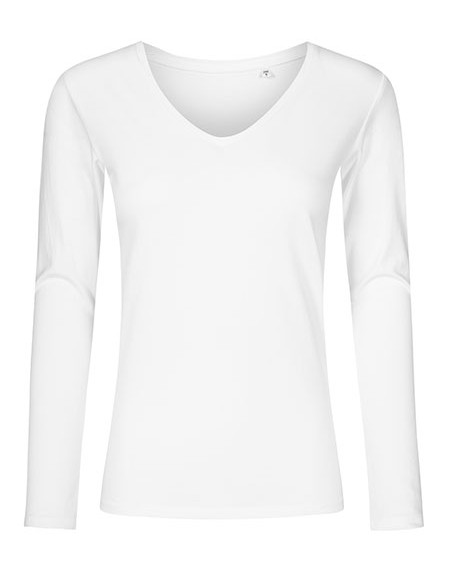 X-1560--Womens V-Neck T-Shirt Long Sleeve