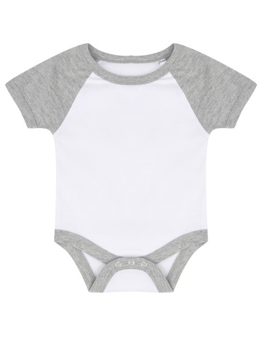 LAR-LW502-Essential Short Sleeved Baseball Bodysuit