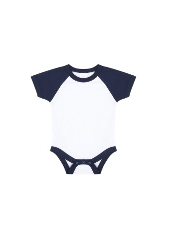LAR-LW502-Essential Short Sleeved Baseball Bodysuit