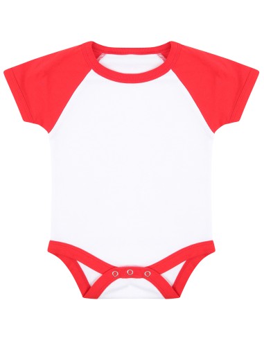 LAR-LW502-Essential Short Sleeved Baseball Bodysuit