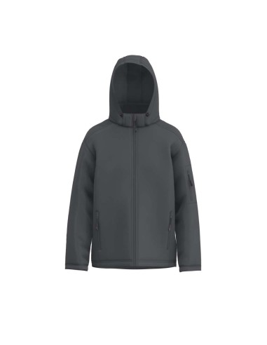 LEE-LE820-MEN’S 3-LAYER DETACHABLE HOODED SOFTSHELL JACKET