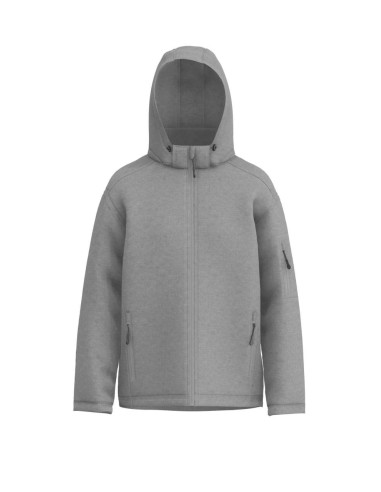 LEE-LE820-MEN’S 3-LAYER DETACHABLE HOODED SOFTSHELL JACKET
