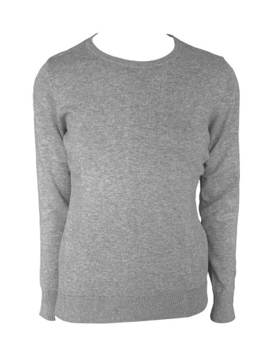 LEE-LE901-WOMEN’S CREW NECK FINE GAUGE COTTON PULLOVER