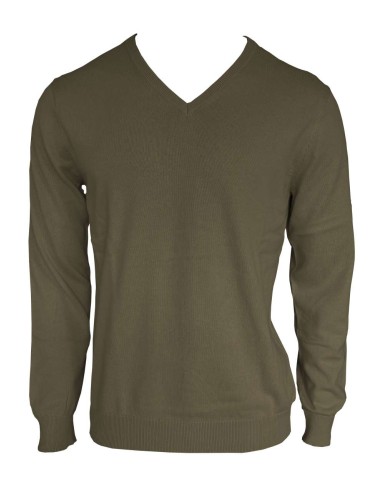 LEE-LE950-MEN’S V-NECK FINE GAUGE COTTON PULLOVER