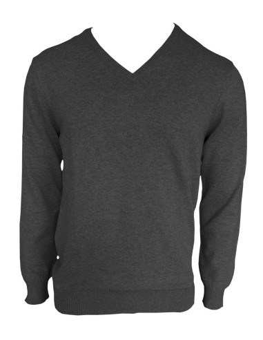 LEE-LE950-MEN’S V-NECK FINE GAUGE COTTON PULLOVER