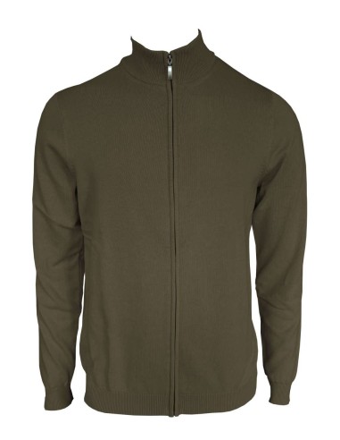 LEE-LE970-MEN’S FULL ZIP CARDIGAN FINE GAUGE COTTON