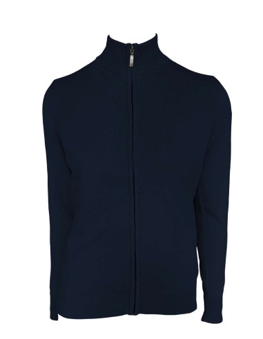 LEE-LE971-WOMEN’S FULL ZIP CARDIGAN FINE GAUGE COTTON