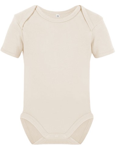 LIN-12002-1120-Organic Baby Bodysuit Short Sleeve Rebel 01