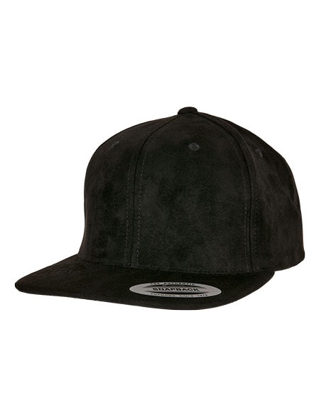 Y-6089SU-Suede Leather Snapback