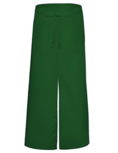 LIN-FS100100SPZ-Bistro Apron With Split And Front Pocket