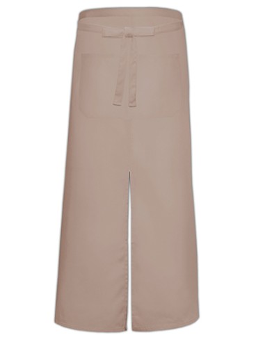 LIN-FS100100SPZ-Bistro Apron With Split And Front Pocket