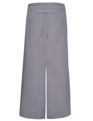 LIN-FS100100SPZ-Bistro Apron With Split And Front Pocket