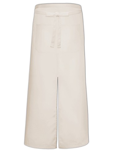 LIN-FS100100SPZ-Bistro Apron With Split And Front Pocket