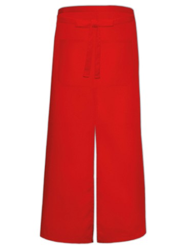 LIN-FS100100SPZ-Bistro Apron With Split And Front Pocket