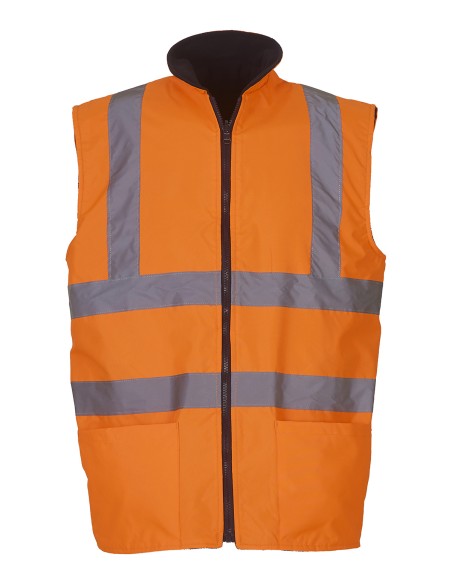 Y-HV008F-Reversible Fleece Bodywarmer