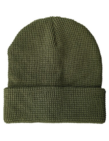 LME-1463-Knitted Beanie Waffle Look