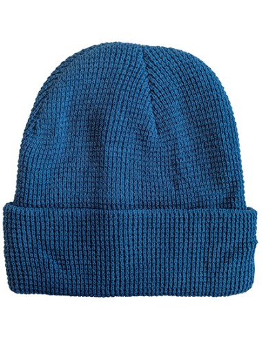 LME-1463-Knitted Beanie Waffle Look