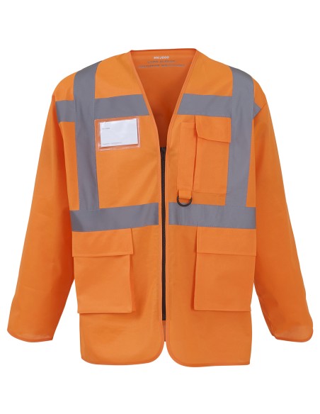 Y-HVJ800-Gilet à manches haute visibilité pour cadre