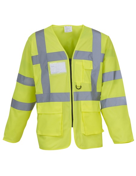Y-HVJ800-Gilet à manches haute visibilité pour cadre