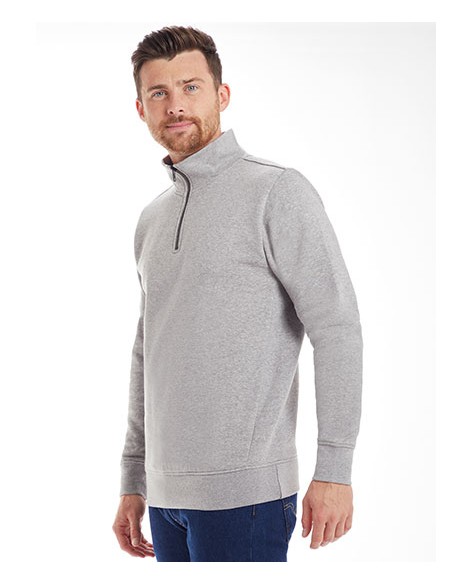 MAN-M197-The Quarter Zip Sweat