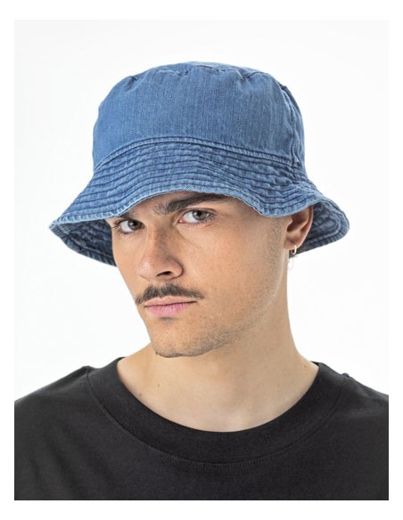 MAN-M200-Adults Denim Bucket Hat
