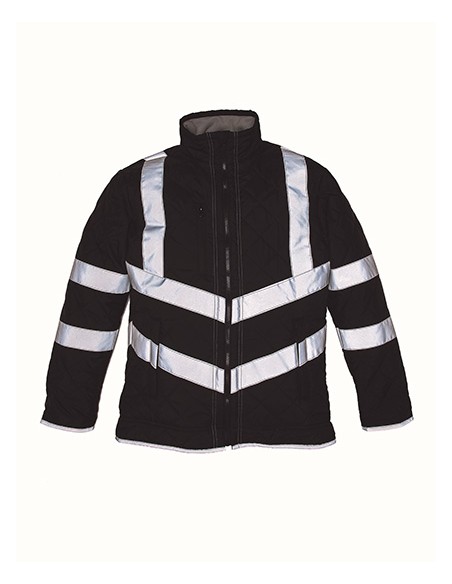 Y-HVW706-Hi-Vis Kensington Jacket With Fleece Lining