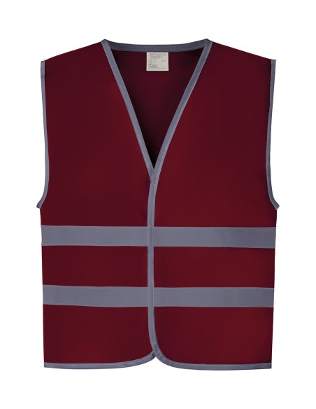 Y-YK102-Gilet haute visibilité à 2 bandes et bordure réfléchissante pour enfants (HVW102CH)