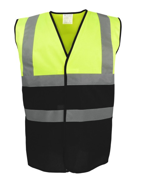 Y-YK107-Gilet bicolore haute visibilité (HVW122)